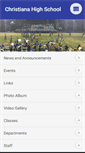 Mobile Screenshot of christianahs.org